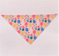 HKM-1286333 Digital Print Easter Bunny Egg Toy - Polyester Fabric, Soft & Durable, Triangle Towel Included