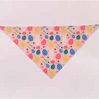 HKM-1286333 Digital Print Easter Bunny Egg Toy - Polyester Fabric, Soft & Durable, Triangle Towel Included