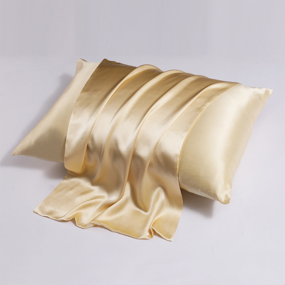 HKM-128723 Silk Double-Sided Zipper Pillowcase in Multiple Sizes for Modern Bedrooms