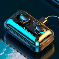 HKM-128723 YYK-Q10 Wireless Noise Cancelling Earbuds with 13mm Dynamic Sound and Short Handle Design