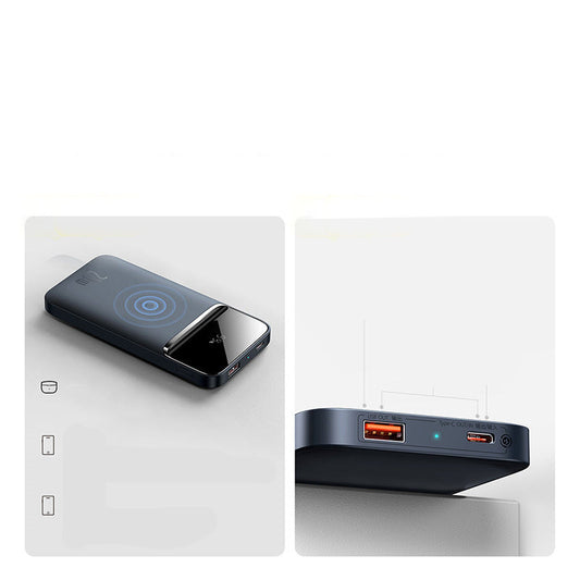 HKM-128787 Magnetic Wireless Fast Charging Power Bank, 10000mAh with Digital Display, PD & QC 20W