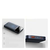 HKM-128787 Magnetic Wireless Fast Charging Power Bank, 10000mAh with Digital Display, PD & QC 20W