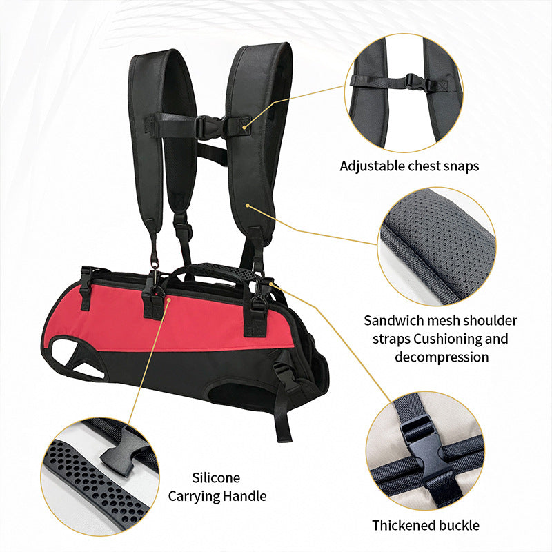 HKM-1287997 Multifunctional Airborne Pet Backpack Stretcher for Outdoor Adventures