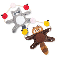 HKM-1288381 Interactive Plush Teddy Bear Toy for Small Dogs - Teeth Grinding and Food Hiding Accessory