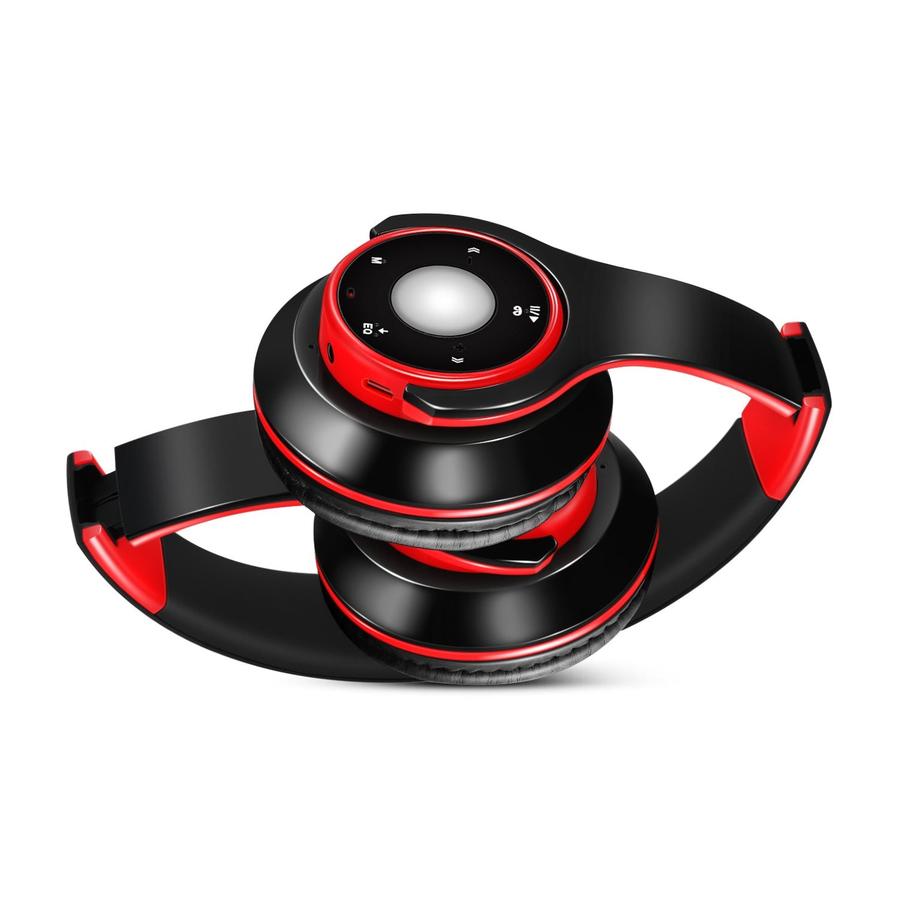HKM-128915 Bluetooth Wireless Headset with MP3 Support and Wired Option, Adjustable Comfort, Up to 10 Hours Playtime
