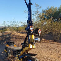 HKM-128915 High-Powered 5000W Electric Scooter with 60V Battery, Dual Motors, 11-Inch Wheels, and Foldable Design