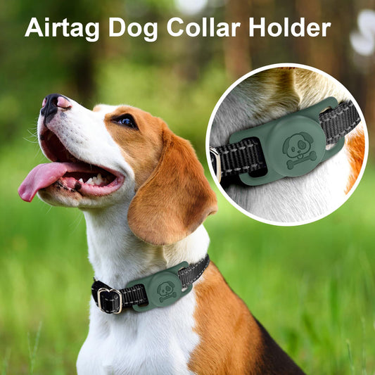 HKM-1290685 Silicone Protective Sleeve for Airtags - Anti-Lost Case for Pet Trackers with Shock Absorption