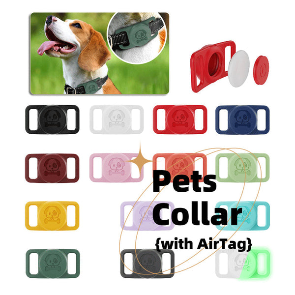 HKM-1290685 Silicone Protective Sleeve for Airtags - Anti-Lost Case for Pet Trackers with Shock Absorption
