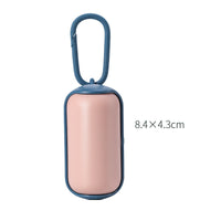 HKM-1290941 Portable Pet Litter Box with Garbage Bags for Easy Cleanup - Pink, Indigo, Grey, Fruit Green, Blue Options