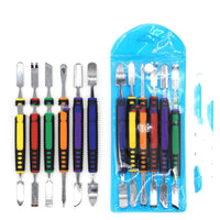 HKM-129107 6-Piece Stainless Steel Tool Set for Cell Phone and GPS Disassembly