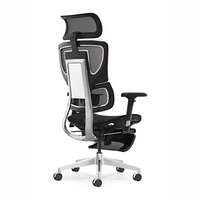 HKM-129171 Ergonomic Executive Office Chair with Adjustable Headrest and Swivel Features
