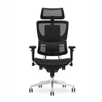 HKM-129171 Ergonomic Executive Office Chair with Adjustable Headrest and Swivel Features