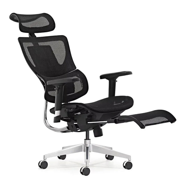 HKM-129171 Ergonomic Executive Office Chair with Adjustable Headrest and Swivel Features
