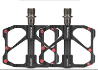 HKM-129235 Carbon Fiber Mountain Bike Bearing Pedals - Lightweight & Durable 3-Pedal Set