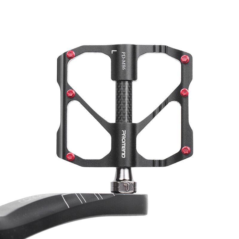 HKM-129235 Carbon Fiber Mountain Bike Bearing Pedals - Lightweight & Durable 3-Pedal Set
