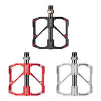 HKM-129235 Carbon Fiber Mountain Bike Bearing Pedals - Lightweight & Durable 3-Pedal Set