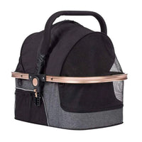 HKM-129235 Luxury Folding Pet Stroller with Removable Canopy and 4 Wheels for Dogs and Cats