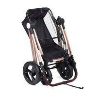 HKM-129235 Luxury Folding Pet Stroller with Removable Canopy and 4 Wheels for Dogs and Cats