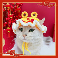 HKM-1292861 Festive Winter Pet Hats for Cats and Dogs ¨C Tiger, Fruit, Frog Designs
