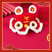 HKM-1292861 Festive Winter Pet Hats for Cats and Dogs ¨C Tiger, Fruit, Frog Designs