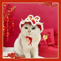 HKM-1292861 Festive Winter Pet Hats for Cats and Dogs ¨C Tiger, Fruit, Frog Designs