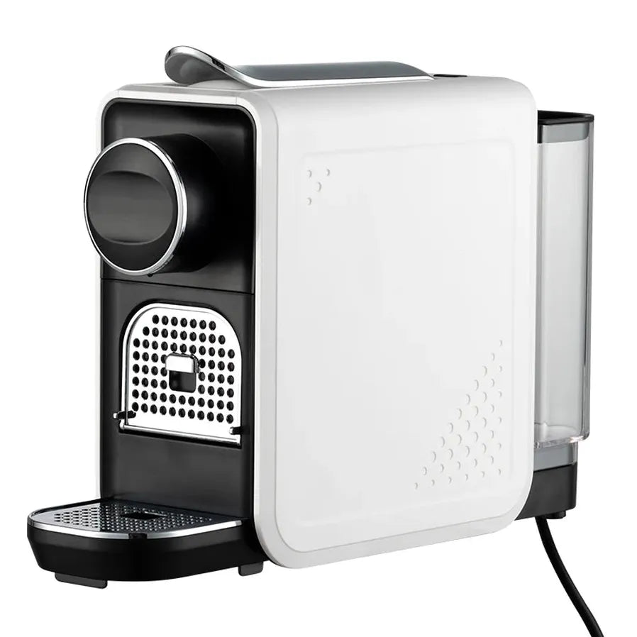 HKM-129299 Automatic Capsule Coffee Machine - Black Espresso Maker for Home Use