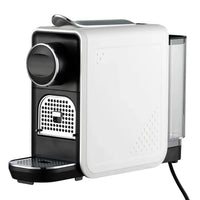 HKM-129299 Automatic Capsule Coffee Machine - Black Espresso Maker for Home Use