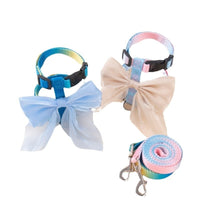 HKM-1293757 Breathable Traction Vest for Pets in White, Blue, Pink, and Purple