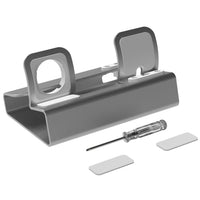 HKM-129427 Three-in-One Aluminum Alloy Charging Stand for iPhone, Apple Watch, and AirPods