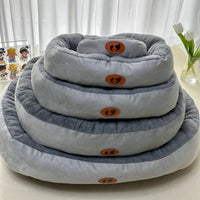 HKM-1294525 Thickened Round Cat Nest Pet Bed for All Seasons - Various Colors and Sizes Available