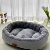 HKM-1294525 Thickened Round Cat Nest Pet Bed for All Seasons - Various Colors and Sizes Available