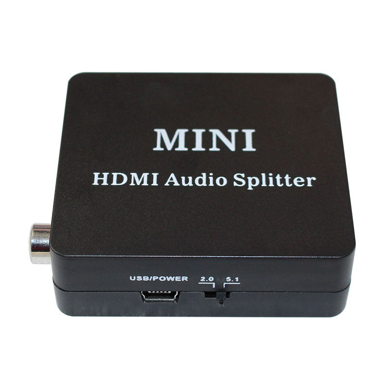 HKM-129555 HDMI Splitter with Audio Output - Supports 1080P, SPDIF, and R/L Audio Mode Options