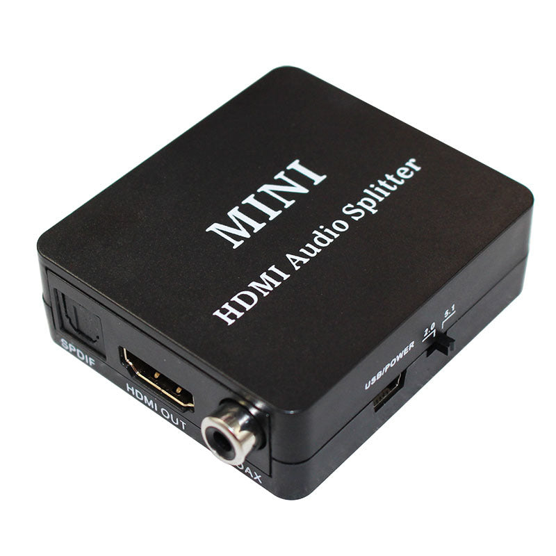 HKM-129555 HDMI Splitter with Audio Output - Supports 1080P, SPDIF, and R/L Audio Mode Options