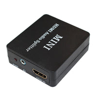 HKM-129555 HDMI Splitter with Audio Output - Supports 1080P, SPDIF, and R/L Audio Mode Options