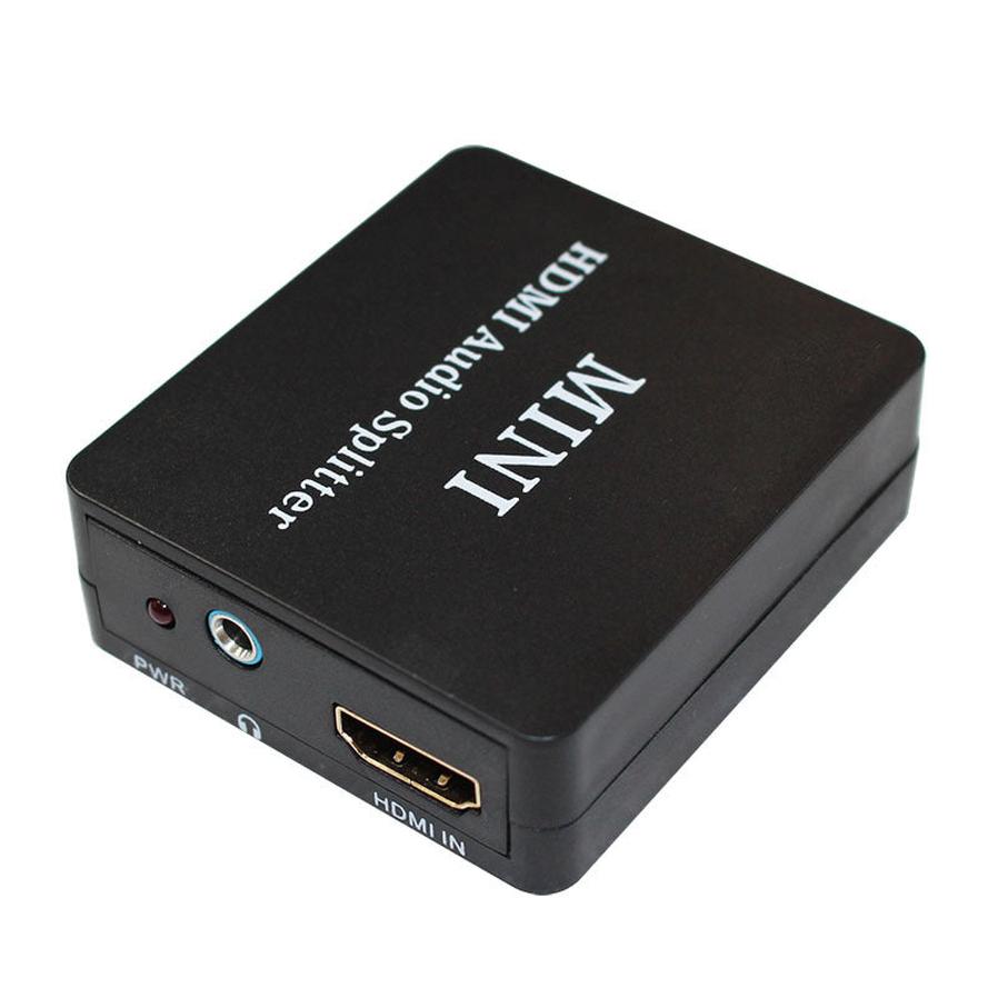 HKM-129555 HDMI Splitter with Audio Output - Supports 1080P, SPDIF, and R/L Audio Mode Options