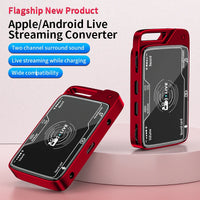 HKM-129619 USB Live Broadcast Sound Card for iPhone and Android - Streaming Audio Interface