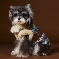 HKM-1299005 Light Pink Bichon Schnauzer Teddy Vest for Pets - Soft 90% Duck Down Insulated Clothing in Multiple Sizes