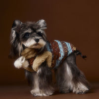 HKM-1299005 Light Pink Bichon Schnauzer Teddy Vest for Pets - Soft 90% Duck Down Insulated Clothing in Multiple Sizes