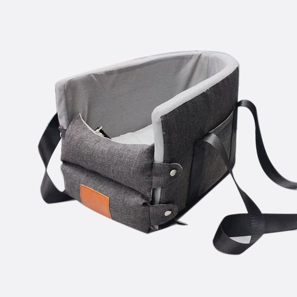 HKM-1299261 Portable Dark Gray Pet Carrier Bed for Travel - Ideal for Pets Up to 8kg
