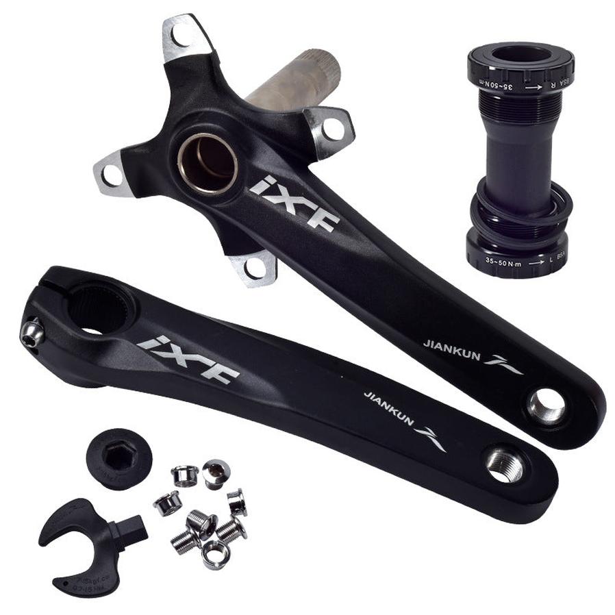 HKM-130067 Hollow Integrated Aluminum Alloy Crank for Mountain Bikes