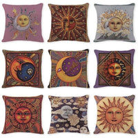 HKM-130259 Cotton Linen Rectangular Yoga Pillowcase with PP Cotton Filling - 45x45cm