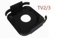 HKM-130259 TV4 Compatible Protective Wall Frame for Apple TV with Black Plastic Design