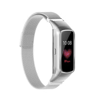 HKM-130387 Stylish Waterproof Stainless Steel Smart Bracelet with Breathable Metal Strap