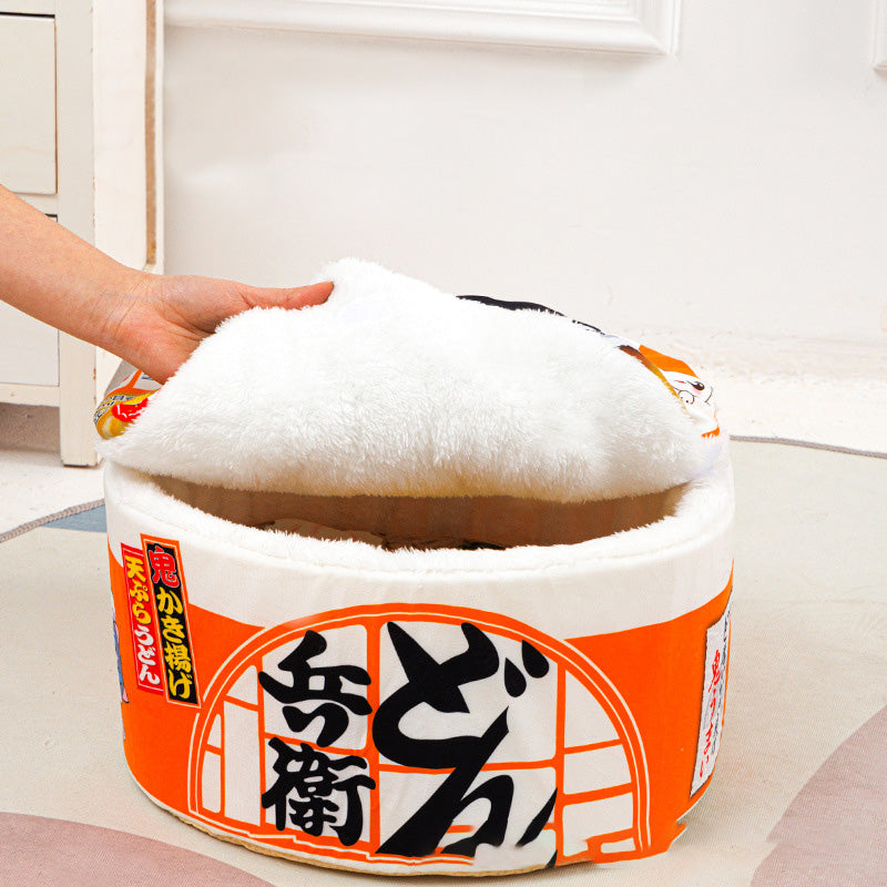 HKM-1304253 Round Cat Litter Box - Creative Closed Design, Multiple Sizes Available