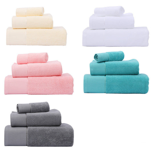 HKM-130451 Soft Cotton Bath Towel - Absorbent Hotel Towel in Multiple Colors, Size 70x140cm