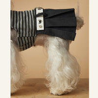 HKM-1305789 Spring and Summer Striped Dress for Dogs, Casual Polyester Pet Clothing in Multiple Sizes