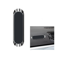 HKM-130579 Magnetic Car Phone Holder with Long Strip Design for All Models - Black, Silver, Rose Gold