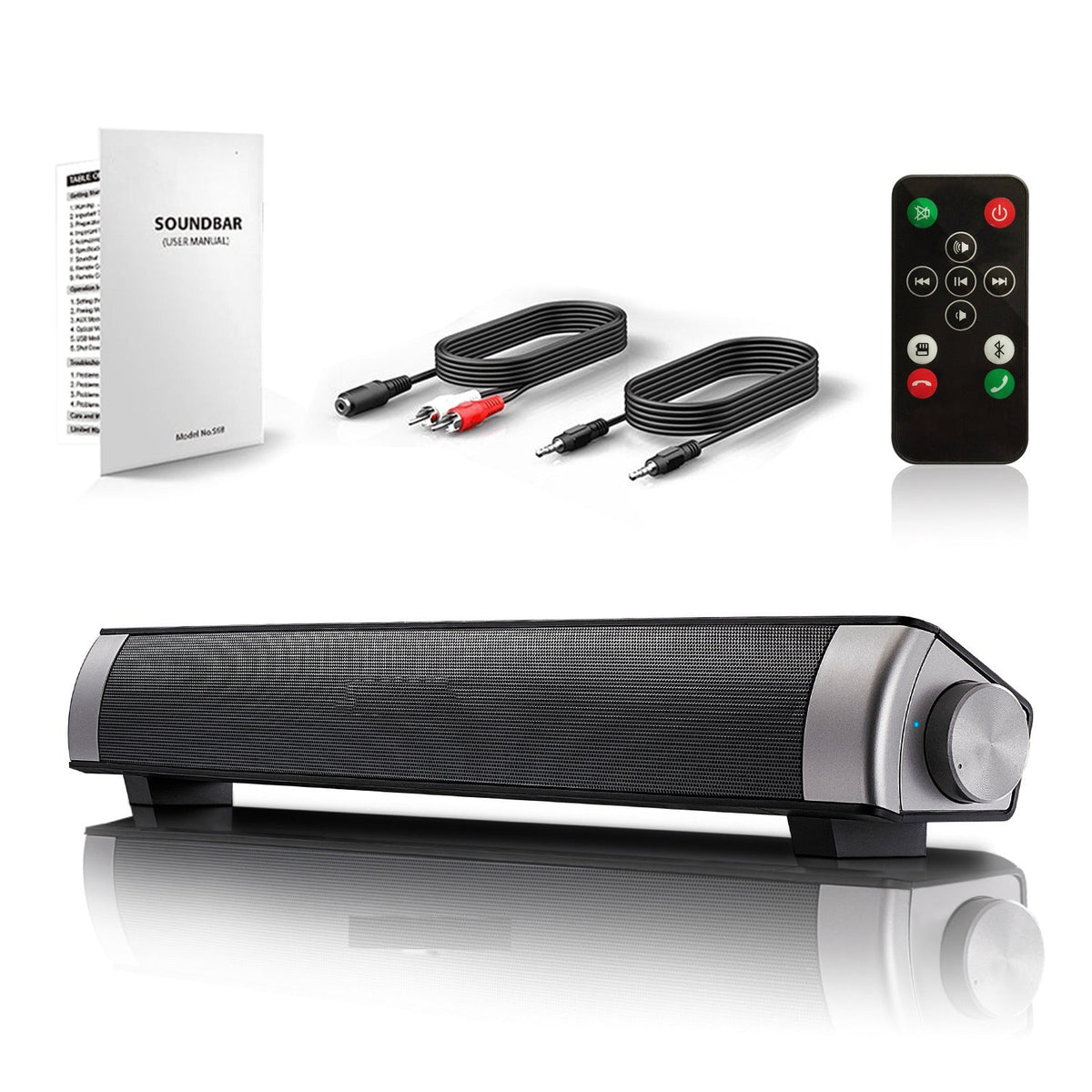 HKM-130579 Portable Bluetooth Speaker with 2000mAh Battery and 20kHz Frequency Response