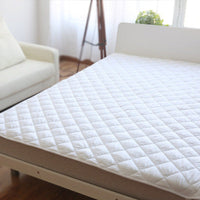 HKM-130643 Cotton-Blend Mattress Protector with Non-Glue Cotton Filling