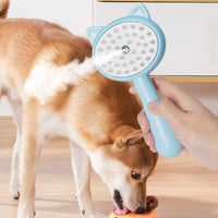 HKM-1306813 Rechargeable Cat Grooming Brush with Steam Technology for Effective Hair Cleaning and Massaging